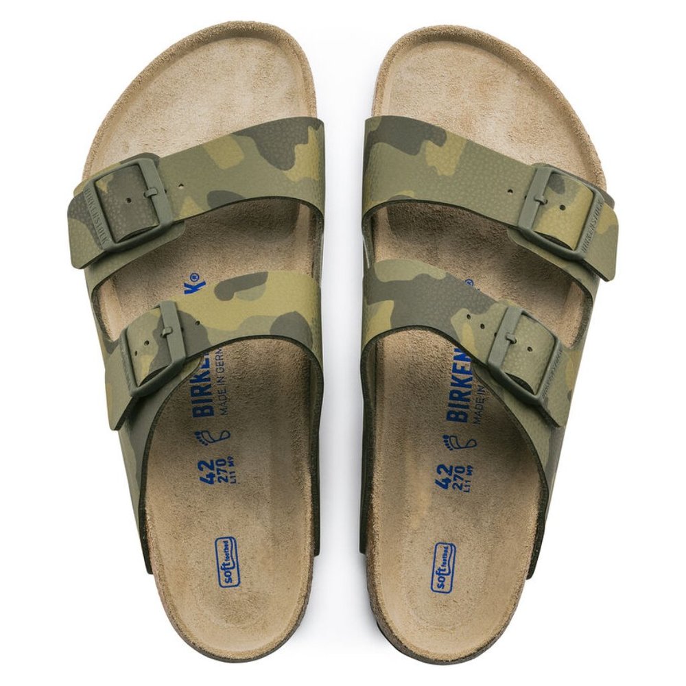 Birkenstock Arizona Soft Footbed Camo Sandal. Size: 7, 9, 10, 11, 12 - Picture 10 of 14